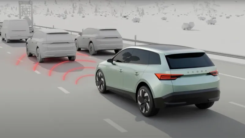 Siguranță la volan: iată cum funcționează sistemele de frânare automată de la Škoda